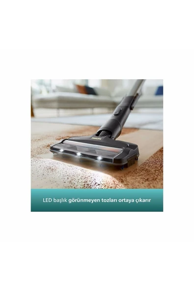 Philips Aqua Plus Kablosuz Elektrikli Süpürge - Deterjan Ekleme Özelliği - Islak Ve Kuru