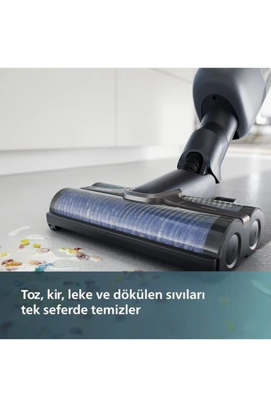 Philips AquaTrio Islak & Kuru Temizlik Kablosuz Premium Dikey Süpürge - Kendi Kendini Temizleme Özelliği - 2