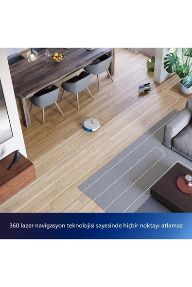 Philips Xu3000/02 Beyaz Robot Süpürge - 4