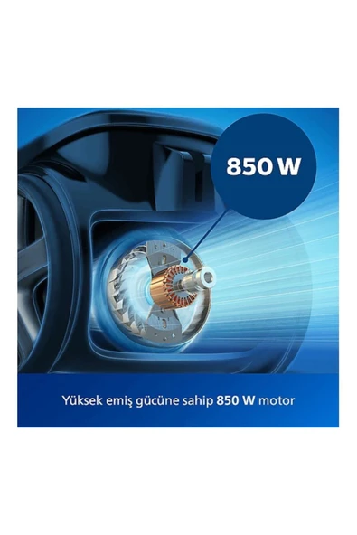 Philips PowerCyclone 4 teknolojisi 850 W Toz Torbasız Elektrikli Süpürge - 6