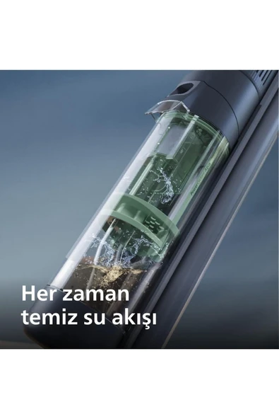 Philips XW7263.11 Aqua Trio 7000 Seri Islak & Kuru Temizlik Kablosuz Dikey Süpürge - 6