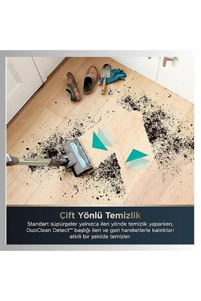 Shark Powerdetect Clean&empty Pet Başlıklı Şarjlı Dikey Süpürge - 4