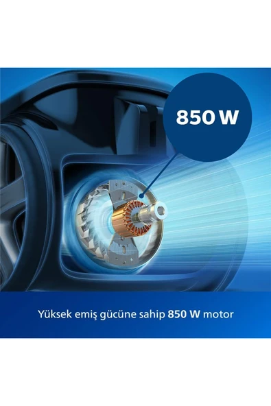 Philips 2000 Serisi Torbasız Elektrikli Süpürge, PowerCyclone 4 Teknolojisi, 850W Motor - 4