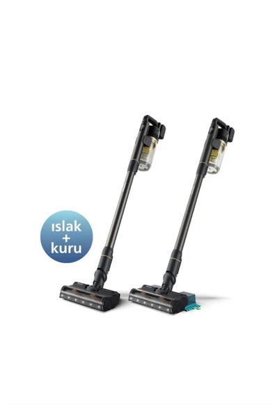 Philips Islak Ve Kuru Dikey Şarjlı Süpürge Altın - Siyah