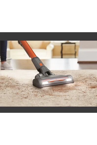 Black&Decker BLACK & DECKER  18V Kablosuz Dikey Süpürge Turuncu - 2