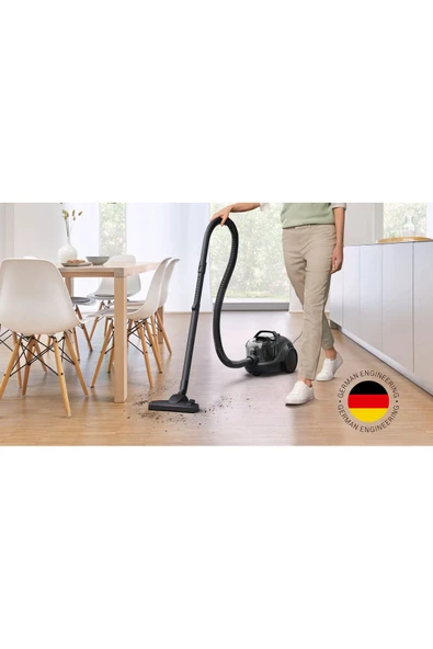 Bosch Hepa Filtreli  2L Toz haznesi kapasitesi Toz Torbasız Elektirk Süpürgesi 550w - 3