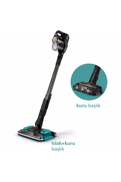 Philips Aqua Plus Kablosuz Elektrikli Süpürge - Deterjan Ekleme Özelliği - Islak Ve Kuru - 2