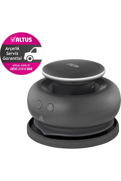 Altus 2'si 1 Arada Ütü & Kırışık Giderici Antrasit