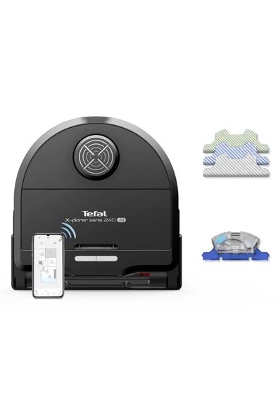 TEFAL RG9675 X-Plorer Series 240 Mop Özellikli Akıllı Robot Süpürge - 2