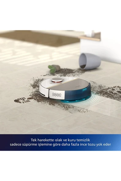Philips 02 Homerun 7000 Serisi Aqua Robot Süpürge Beyaz - 2