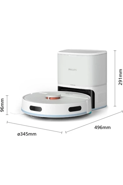 Philips 2000 Vaccum En Hızlı Serisi Islak Kuru Moplu İstasyonlu Robot Süpürge, XU2100/20 EVİMTECHX - 2