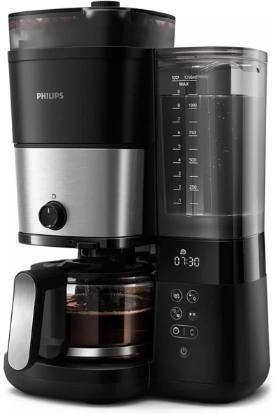 Philips 01 All-in-One Brew, Çekirdek Kahve Öğütücülü Filtre Kahve Makinesi