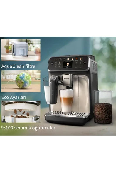Philips PHP Lezzetli, sıcak ve soğuk 20 farklı kahvenin tadını almanın en kolay yolu Tam Oto. Espresso Mak - 2