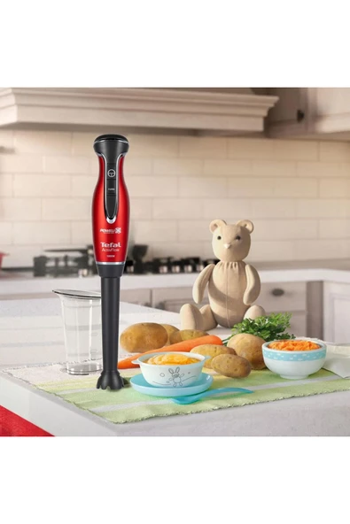 TEFAL Premium 4 lü Paslanmaz Çelik Bıçaklı Bebek Maması İçin Özel Aksesuarlı 1000 WATT BLENDER - 5