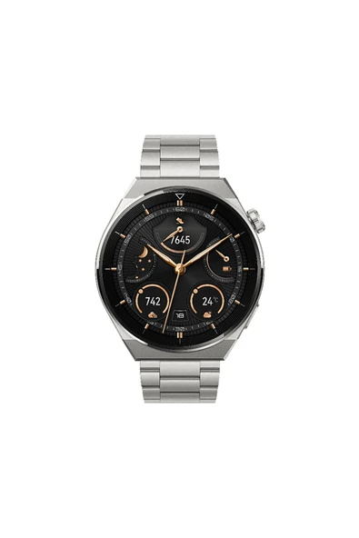 Huawei Watch GT3 Pro 46mm Titanyum Kasa Titanyum Kayış Akıllı Saat - 1