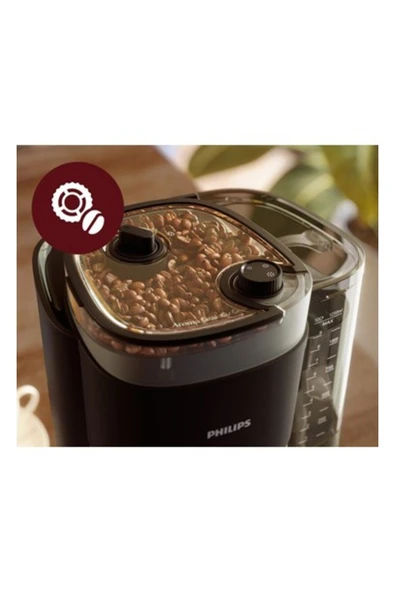 Philips LED Ekran Cam Sürahili Filtre Kahve Makinesi Entegre - 3