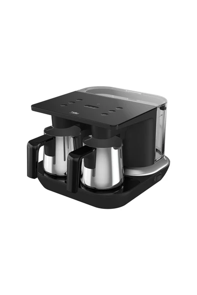 Beko Tkm S Keyf Çelik Ikili Kahve Makinesi , 1500 ml , 6 Fincan , 1200 Wolt ,siyah Tcm7061 - 3