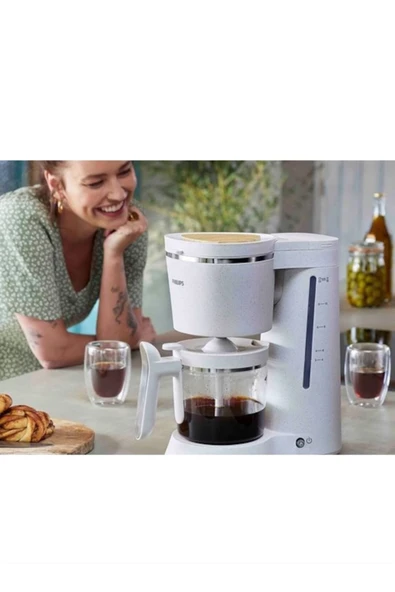 Philips Filitre Kahve Makinesi Beyaz - 5
