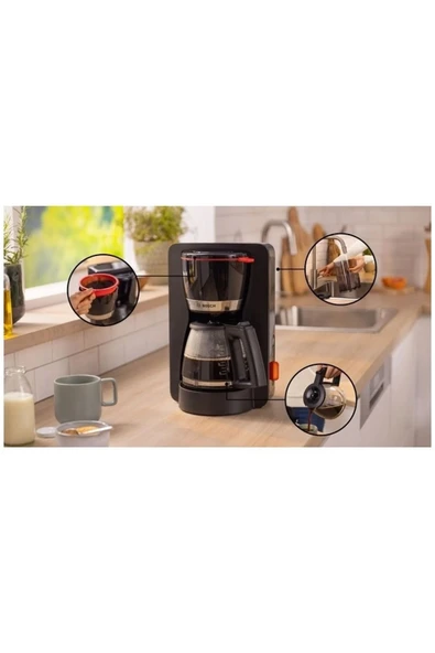 Bosch filtre kahve makinesi ComfortLine , Aroma+, aroma korumalı cam sürahi, 1,25 l, 10 – 15 fincan - 3
