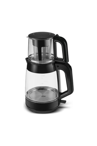 Karaca Xl 2 In 1 Cam Çay Makinesi black - 1