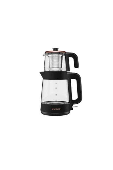 Arçelik Cm 6964 S Resital Siyah 1900 W Cam Demlikli Çay Makinesi