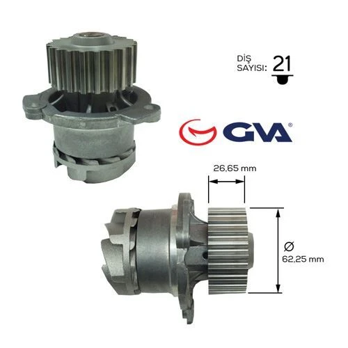 GVA 5251040  Devirdaim Lada Samara 88-99 Ba 2108 Vega 1.5-1.5 16v-16 95-12 21081307010 ürün görseli 1