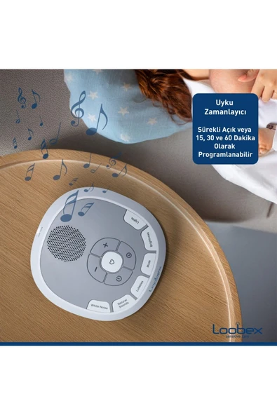 Loobex Beyaz Gürültü Cihazı (Anne Kalp Atışı Kaydeden) - 4