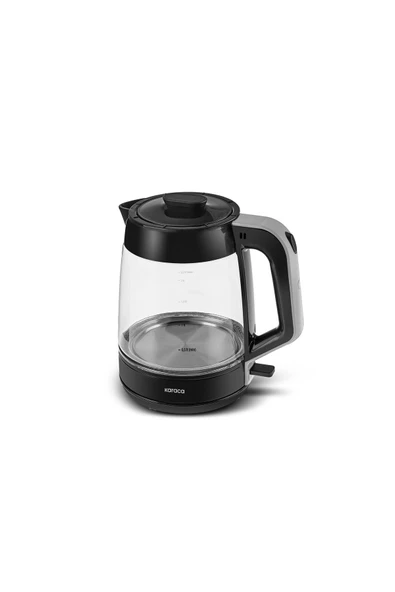 Karaca 2 in1 3,1 LT Cam Çay Ve Su Isıtıcı Makinesi Space Gray 1900W - 2