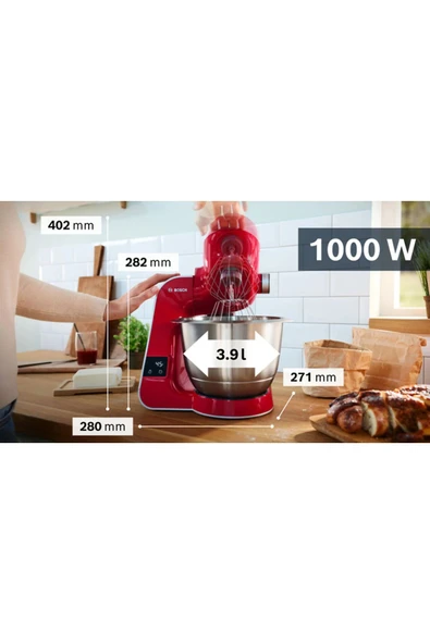 Bosch Mum5 Premium Çok Fonksiyonlu Hepsi Bir Arada Mutfak Makinesi Smoothe Blender Ve Kıyma Aparatlı - 3