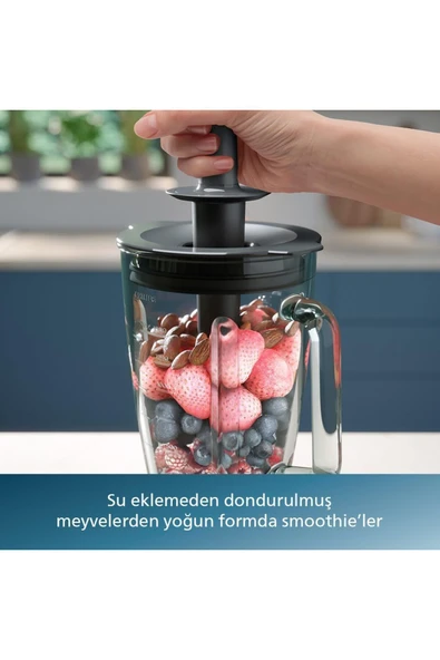 Philips 5000 Serisi Blender,  ProBlend Plus Motor, 2 Litre Cam Hazne, 3 Hız ve Darbe Özelliği - 4