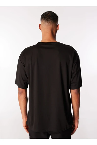 Discovery Expedition Siyah Erkek Bisiklet Yaka Loose Fit Baskılı T-Shirt D4SM-TST3275 Beden: M - 5