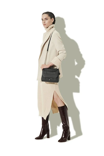 Lancel Siyah Kadın Deri Çapraz Çanta A0922210TU - 4