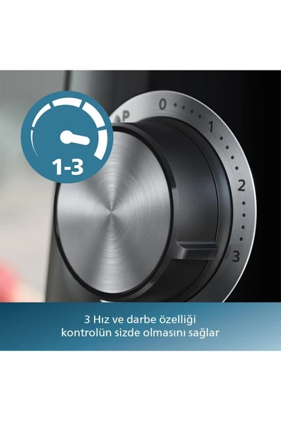 Philips 5000 Serisi Blender,  ProBlend Plus Motor, 2 Litre Cam Hazne, 3 Hız ve Darbe Özelliği - 2