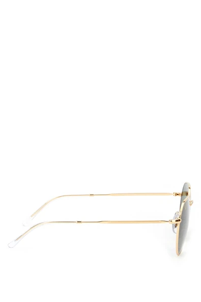 Ray-Ban Gold Antrasit Yuvarlak Formlu Unisex Güneş Gözlüğü Beden: 53 - 2
