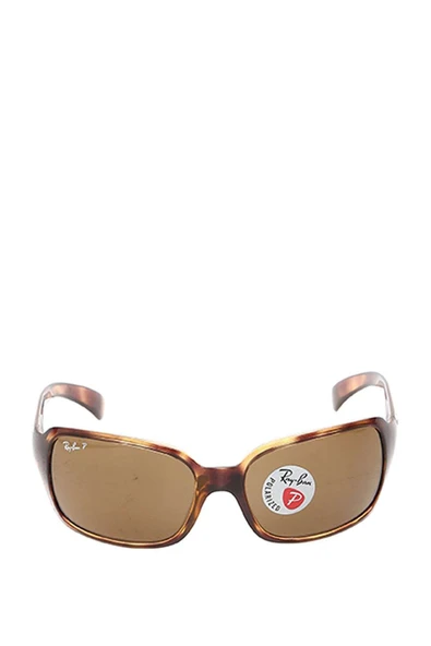 Ray-Ban Kahverengi Polarize Camlı Kadın Güneş Gözlüğü