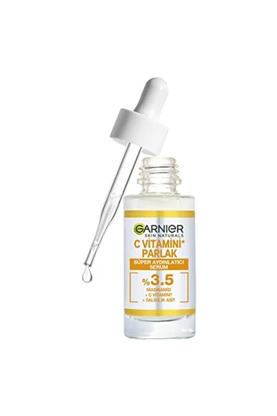 Garnier Marka: C Vitamini Parlak Süper Aydınlatıcı Serum 30 Ml Kategori: Cilt Serumu