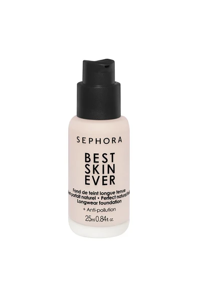 SEPHORA COLLECTION Best Skin Ever - Saten ve Doğal Bitişli Fondöten 25ml - 1