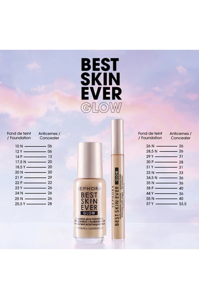 SEPHORA COLLECTION Best Skin Ever Glow - Fondöten 26n (25 ml) - 5