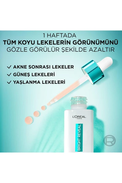 L'Oreal Paris L'oréal Paris Bright Reveal Koyu Leke Karşıtı Yüz Serumu 30 ml - 4