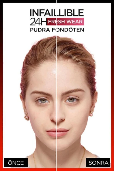 L'Oreal Paris Infaillible 24h Fresh Wear Pudra Fondöten 120 Vanilla - 4