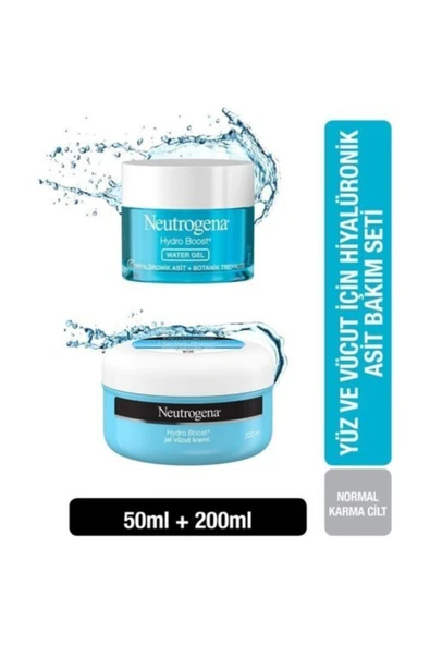 Neutrogena Hydro Boost Water Gel Nemlendirici 50 Ml+jel Vücut Kremi 200 Ml - 1