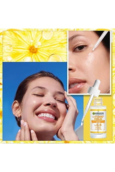 Garnier Marka: C Vitamini Parlak Süper Aydınlatıcı Serum 30 Ml Kategori: Cilt Serumu - 3