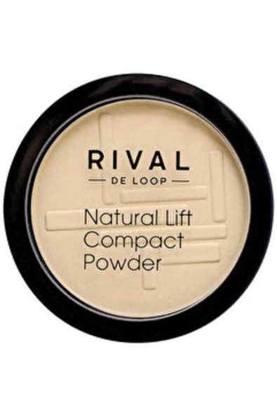 Rival De Loop Matlaştıran Pudra Natural Lift Compact No: 1 Alabaster