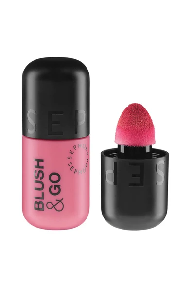 SEPHORA Blush & Go Mat Bitişli Likit Allık 02 ON THE GO Aslbeauty