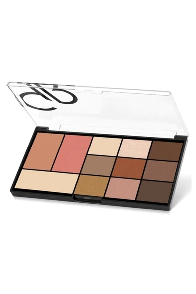 Golden Rose Etkileyici bir makyaj eyeshadow palette that creates an eye-catching look-01 E.S.U.B.3