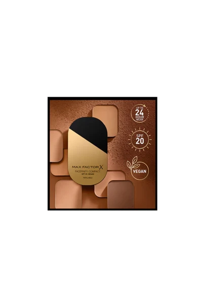 Max Factor Kompakt Pudra - Facefinity 001 Porcelain - 8005610544915-3616303407117 - 3