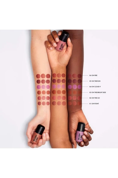 SEPHORA COLLECTION Blush & Go-Yoğun Pigmentli Mat Bitişli Likit Allık 7ML - 3
