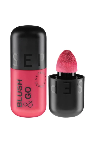 SEPHORA COLLECTION Blush & Go-Yoğun Pigmentli Mat Bitişli Likit Allık 7ML