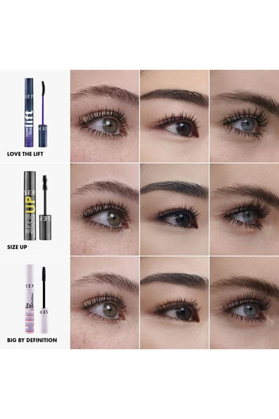 SEPHORA COLLECTION Size up - Anında XL Etkili Hacim Verici Maskara Blue (12,5 ml) - 4