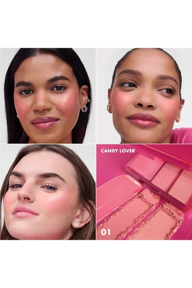 SEPHORA COLLECTION Palette Blush-Yoğun Pigmentli Mat&Işıltılı Bitişli Allık Paleti 10G - 2